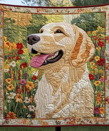 Honeyed Happiness Quilted Blanket