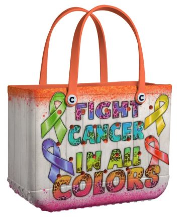 Bucket Tote Bag, Limited Edition Bogg Bag, Beach Bag Hope Colors