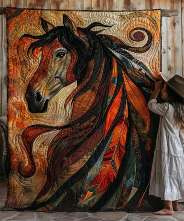 Horse Haven Quilted Blanket