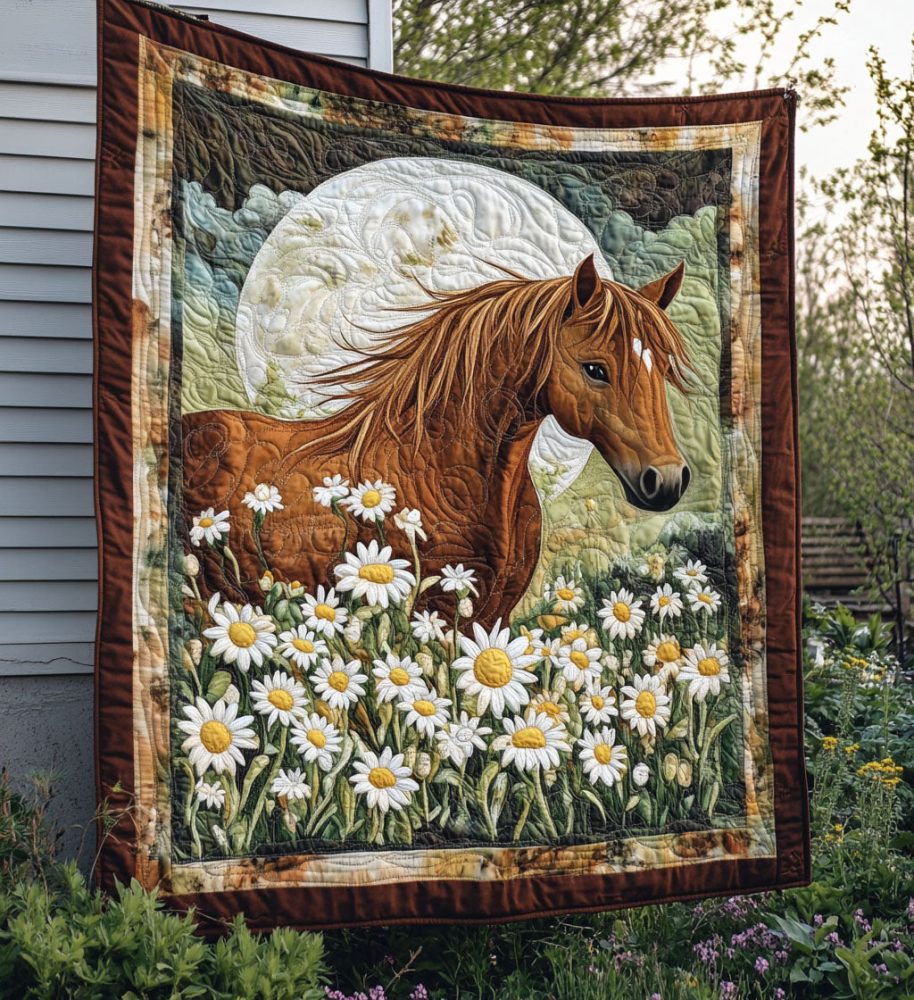 Horse Haven Quilted Blanket
