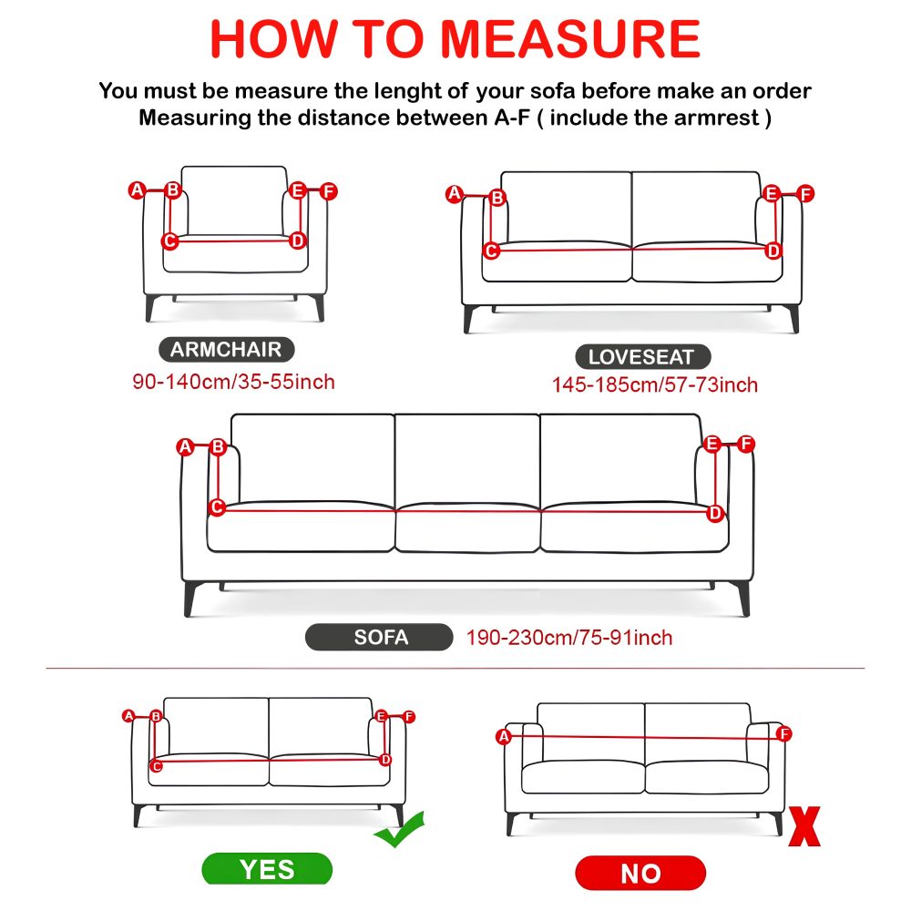 Plaid Flannel Quilted Sofa Cover - Image 5