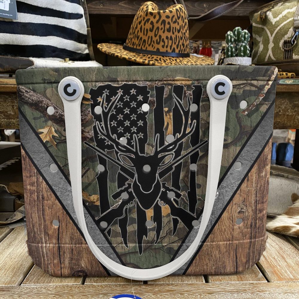 Bucket Tote Bag, Limited Edition Bogg Bag, Beach Bag Hunted Heritage - Image 6