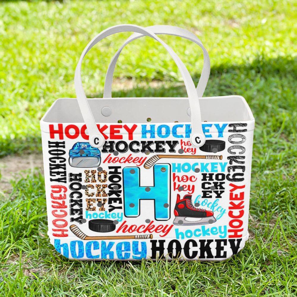 Bucket Tote Bag, Limited Edition Bogg Bag, Beach Bag Ice Time - Image 2