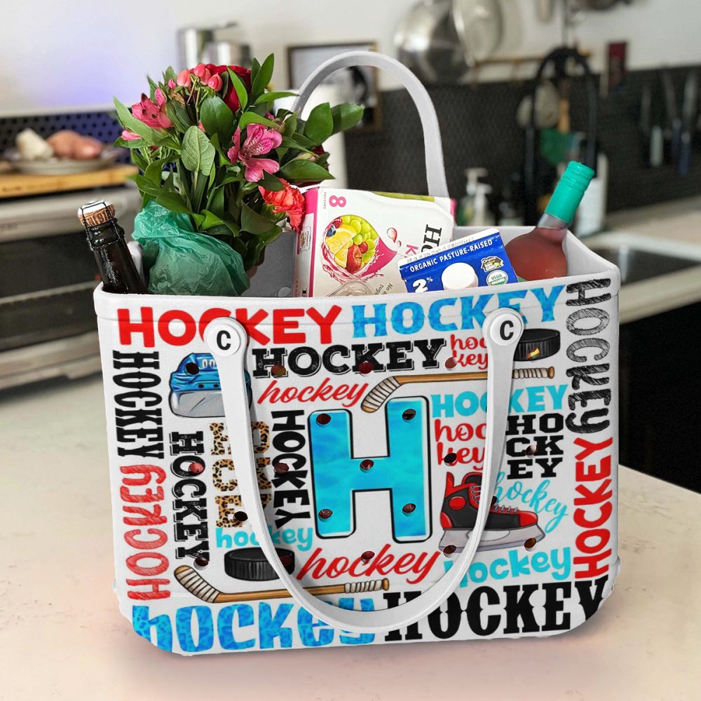 Bucket Tote Bag, Limited Edition Bogg Bag, Beach Bag Ice Time - Image 4