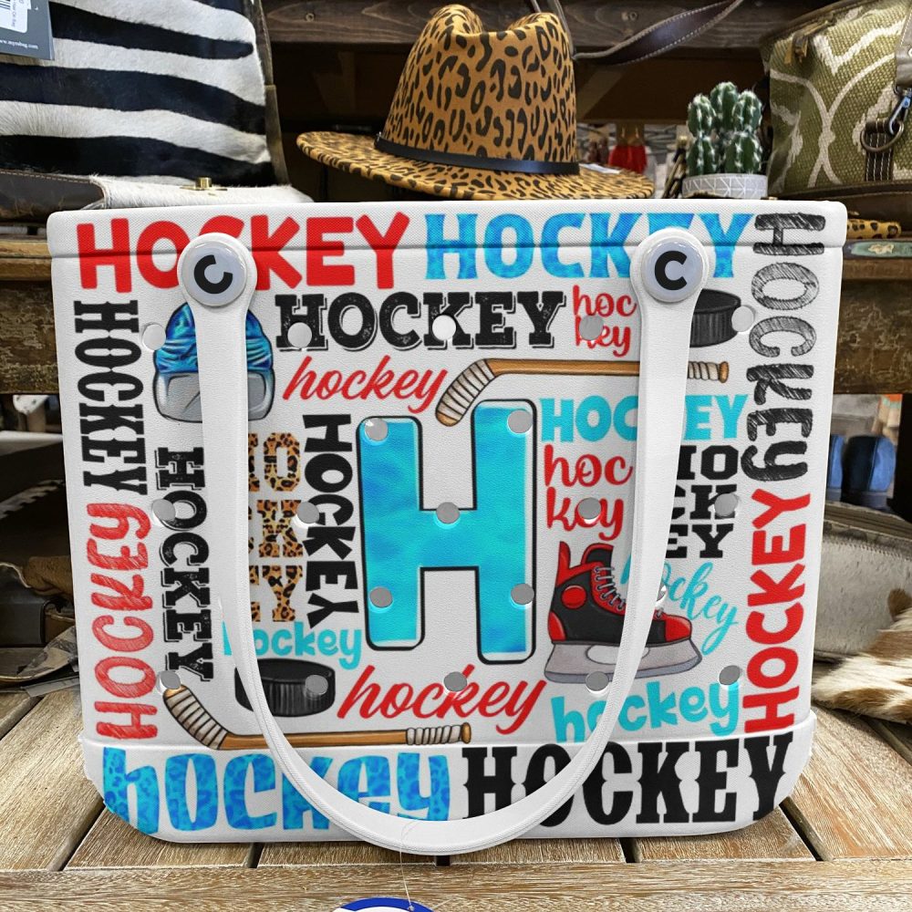 Bucket Tote Bag, Limited Edition Bogg Bag, Beach Bag Ice Time - Image 6