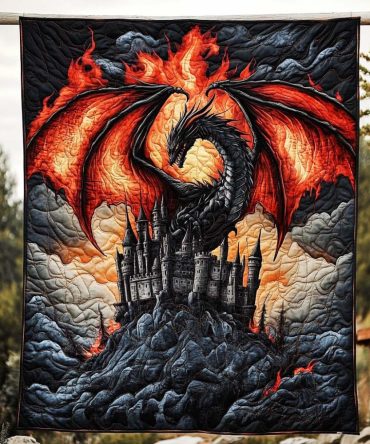 Inferno Guardian Quilted Blanket