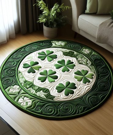 Irish Serenity Quilted Round Mat