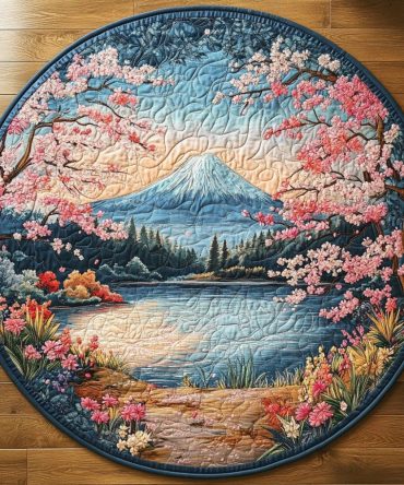 Japan Charm Quilted Round Mat