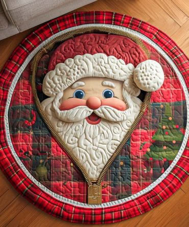 Jingle Time Quilted Round Mat