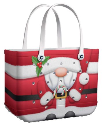 Bucket Tote Bag, Limited Edition Bogg Bag, Beach Bag Jolly Old Elf
