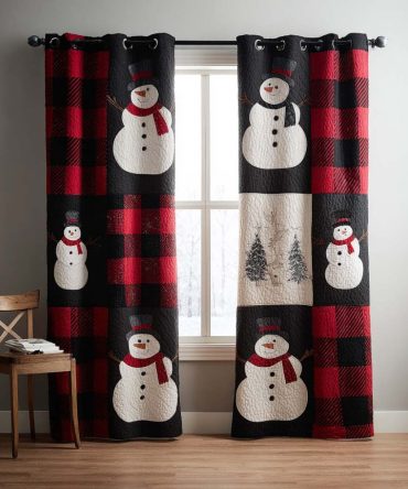 Jolly Moments Quilted Curtains