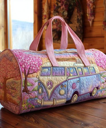 Journey Vibes Quilted Duffle Bag