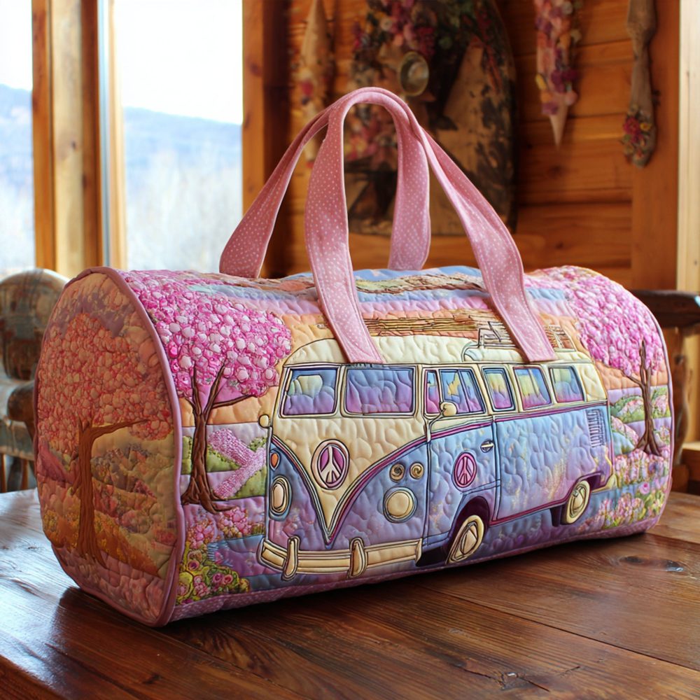 Journey Vibes Quilted Duffle Bag