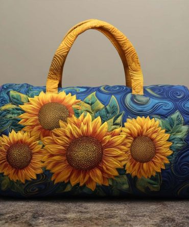 Joyful Rays Quilted Duffle Bag