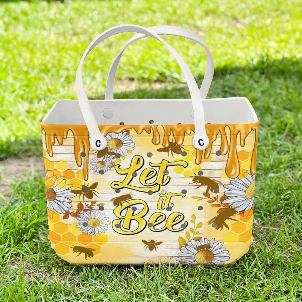 Bucket Tote Bag, Limited Edition Bogg Bag, Beach Bag Just Bee - Image 2