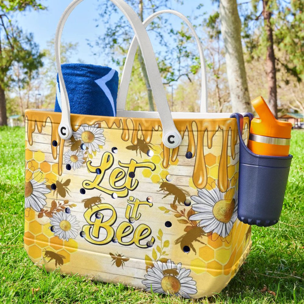 Bucket Tote Bag, Limited Edition Bogg Bag, Beach Bag Just Bee - Image 3