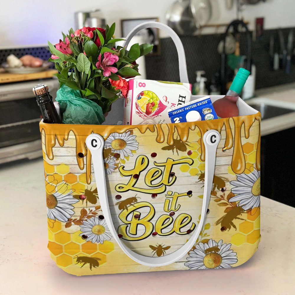 Bucket Tote Bag, Limited Edition Bogg Bag, Beach Bag Just Bee - Image 4