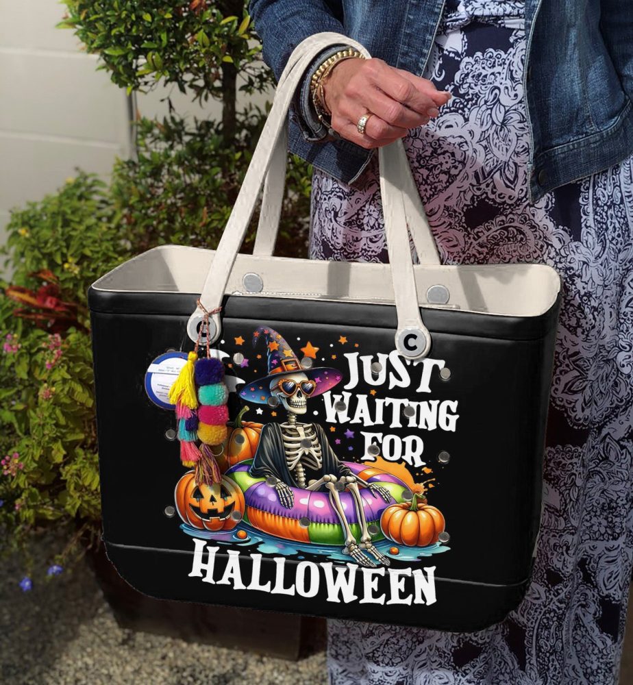 Spooky Skeleton Halloween Tote Bag – Perfect For Trick-Or-Treating & Festive Style! - Image 5