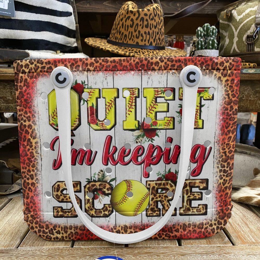 Bucket Tote Bag, Limited Edition Bogg Bag, Beach Bag Keeping The Game - Image 6