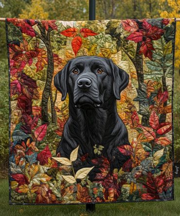 Labrador Loyalty Quilted Blanket