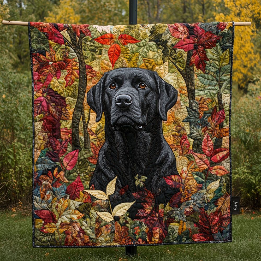 Labrador Loyalty Quilted Blanket
