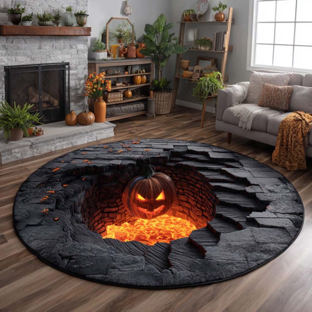 Halloween Quilted Round Mat - Image 5