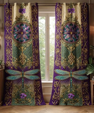 Lavender Dream Quilted Curtains