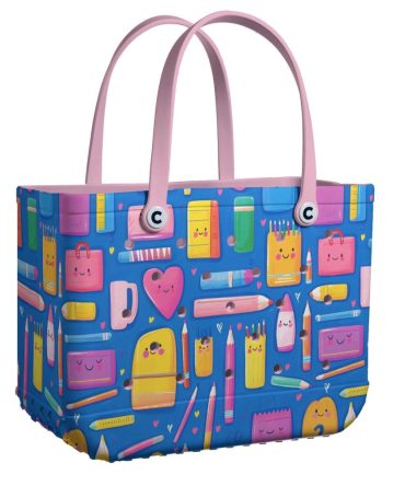 Bucket Tote Bag, Limited Edition Bogg Bag, Beach Bag Learn & Play