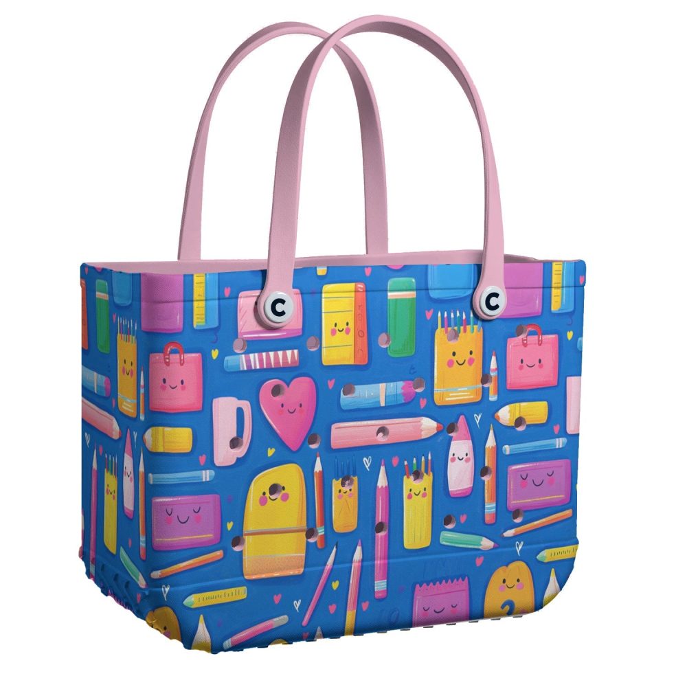 Bucket Tote Bag, Limited Edition Bogg Bag, Beach Bag Learn & Play