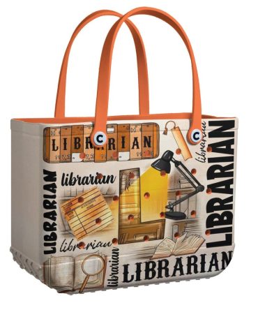 Bucket Tote Bag, Limited Edition Bogg Bag, Beach Bag Librarian Essentials