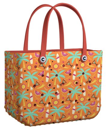 Bucket Tote Bag, Limited Edition Bogg Bag, Beach Bag The Sunset Society