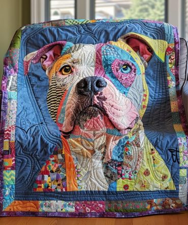 Lively Paws Delight Quilted Blanket