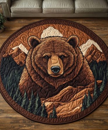 Lodge Life Quilted Round Mat