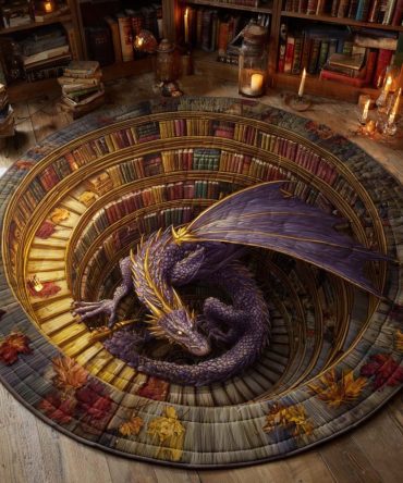 Lore Keeper Quilted Round Mat