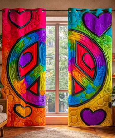 Love Bloom Curtains Quilted Curtains