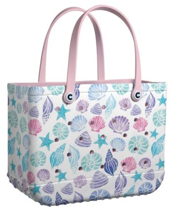 Stylish Seashell Beach Tote Bag - Durable, Waterproof & Spacious For Summer Adventures