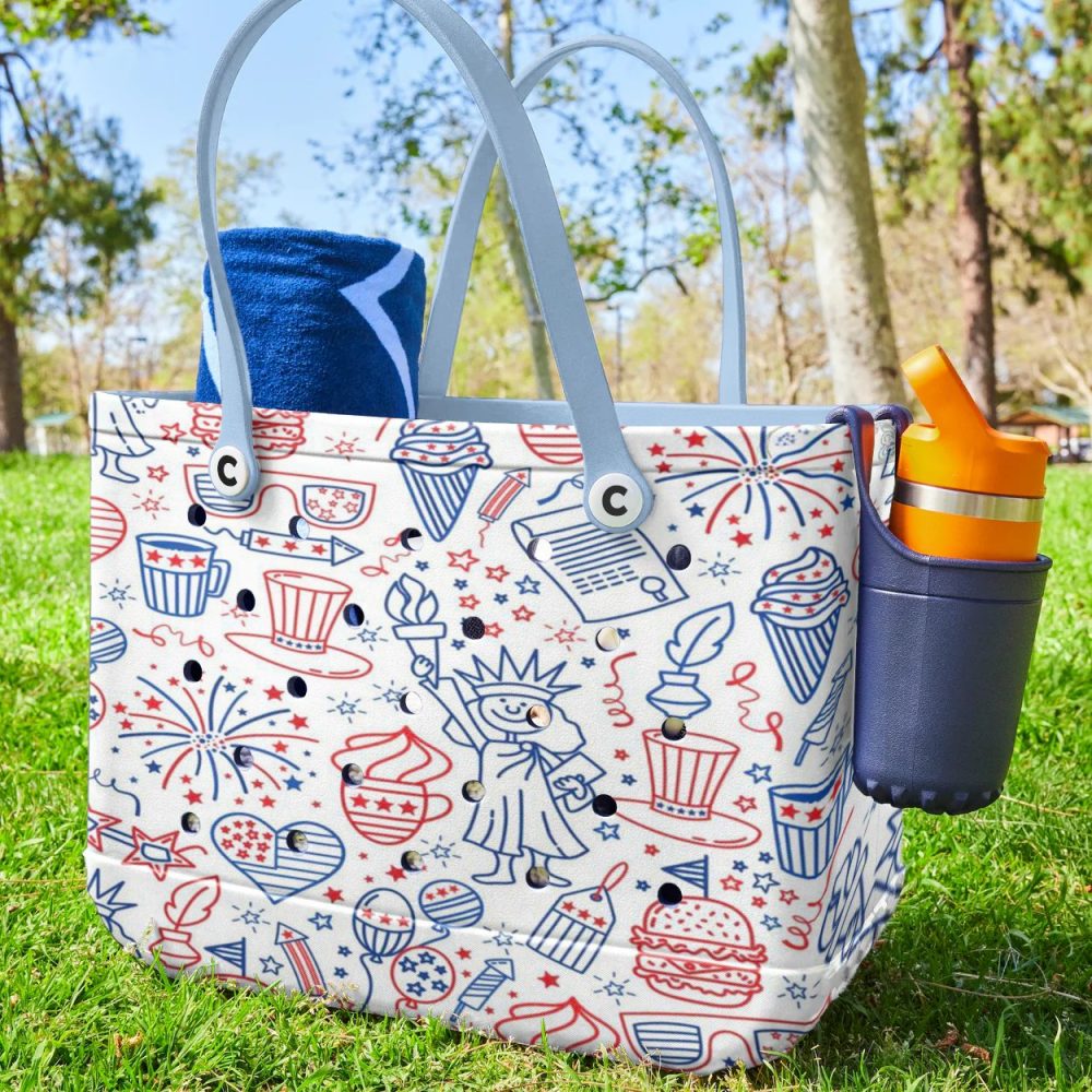 Festive Usa Patriotic Tote Bag – Durable, Stylish & Spacious For Everyday Use! - Image 4