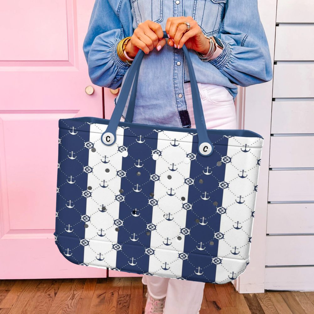Nautical Tote Bag - Durable, Stylish Anchor Design For Beach & Everyday Use - Image 5