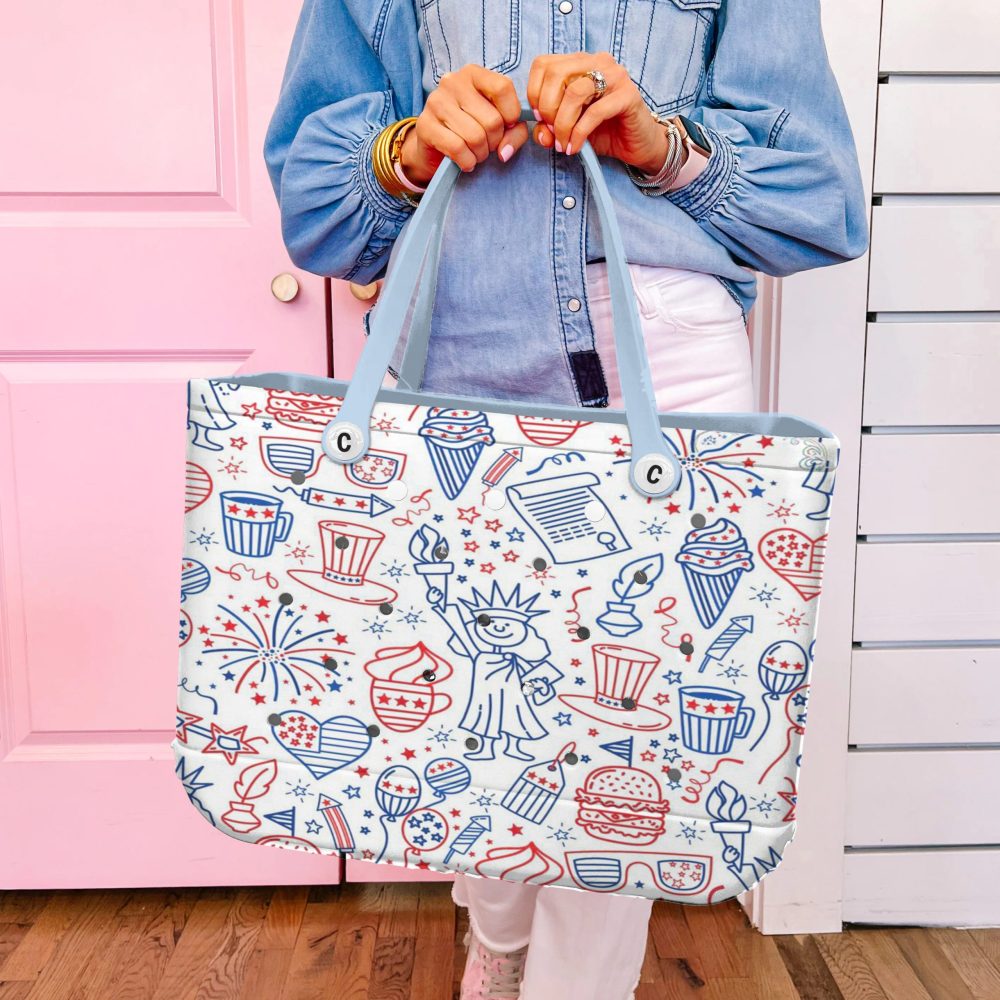 Festive Usa Patriotic Tote Bag – Durable, Stylish & Spacious For Everyday Use! - Image 3