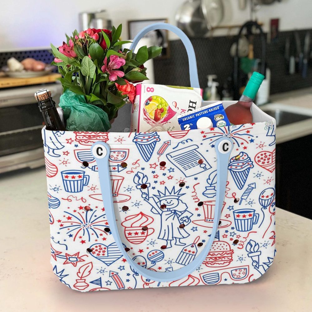 Festive Usa Patriotic Tote Bag – Durable, Stylish & Spacious For Everyday Use! - Image 2