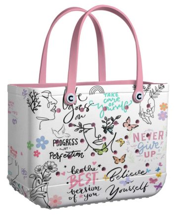 Bucket Tote Bag, Limited Edition Bogg Bag, Beach Bag Take Care Of Yourself