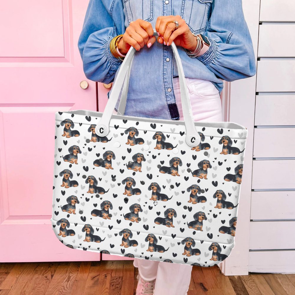 Bucket Tote Bag, Limited Edition Bogg Bag, Beach Bag Endless Love - Image 2