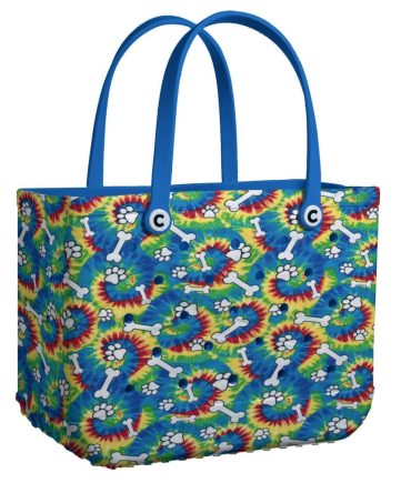 Bucket Tote Bag, Limited Edition Bogg Bag, Beach Bag Woof & Wow
