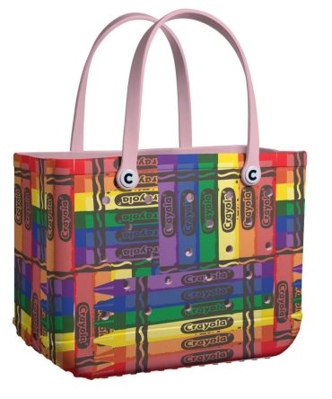 Bucket Tote Bag, Limited Edition Bogg Bag, Beach Bag Color Me Happy