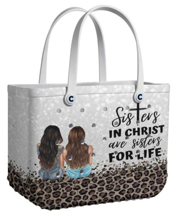 Bucket Tote Bag, Limited Edition Bogg Bag, Beach Bag Faith Sisters