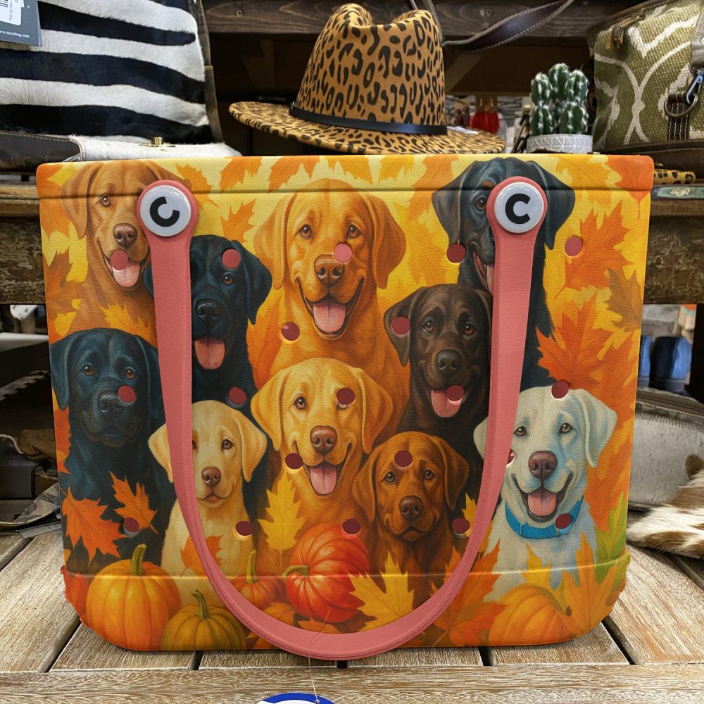 Charming Autumn Dog Tote Bag – Perfect For Dog Lovers & Fall Fashion! - Image 6