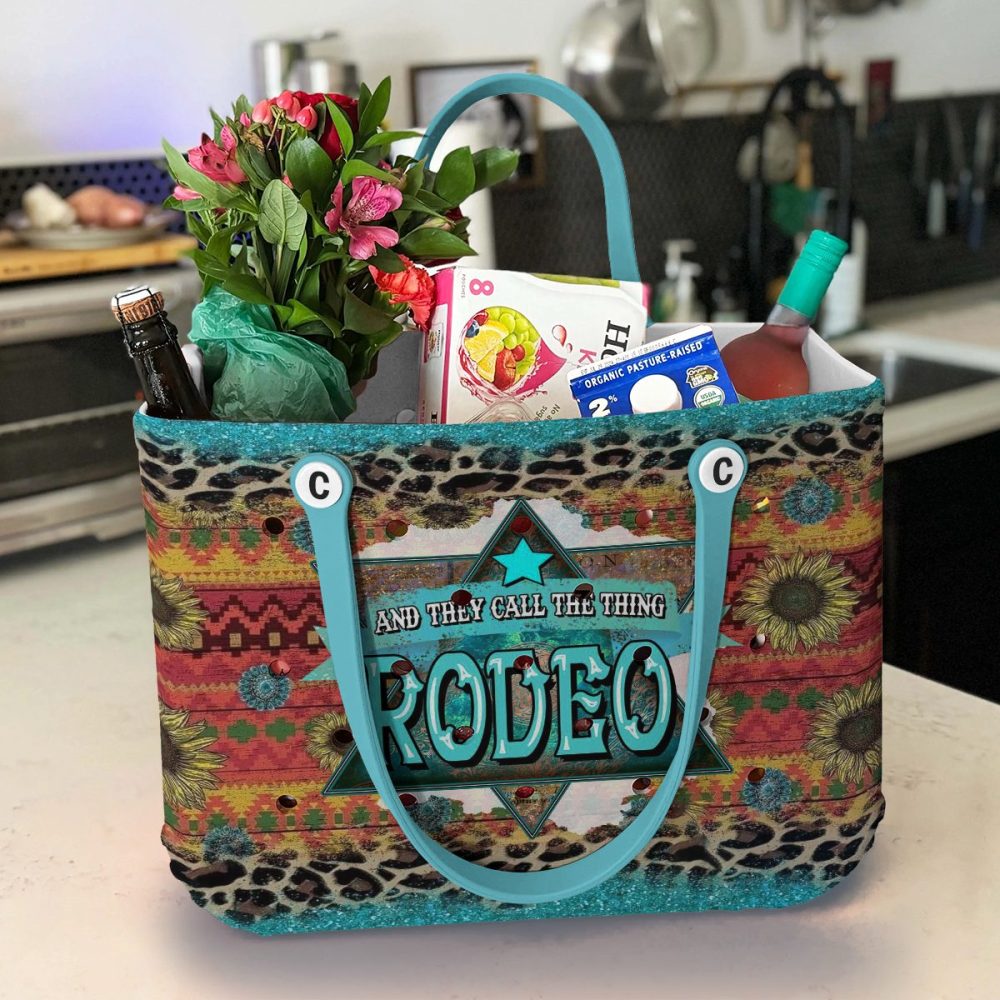 Stylish Rodeo Tote Bag - Vibrant Western Design, Perfect For Everyday Use - Image 4