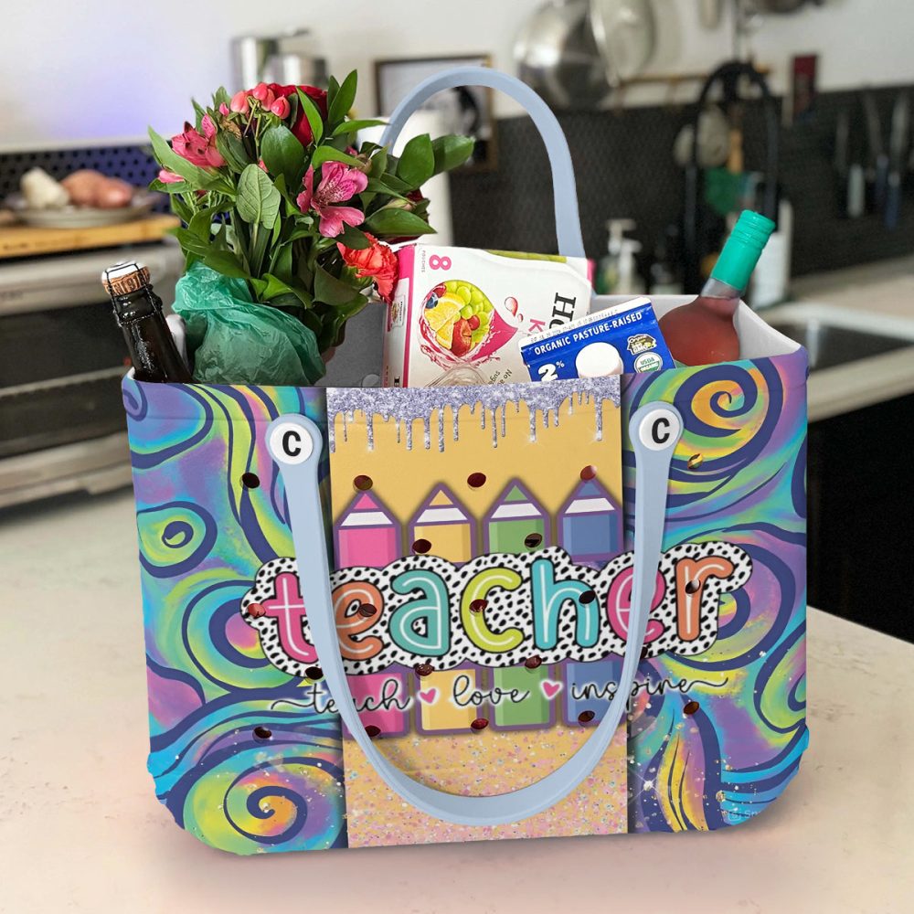 Bucket Tote Bag, Limited Edition Bogg Bag, Beach Bag Dream Weaver - Image 3