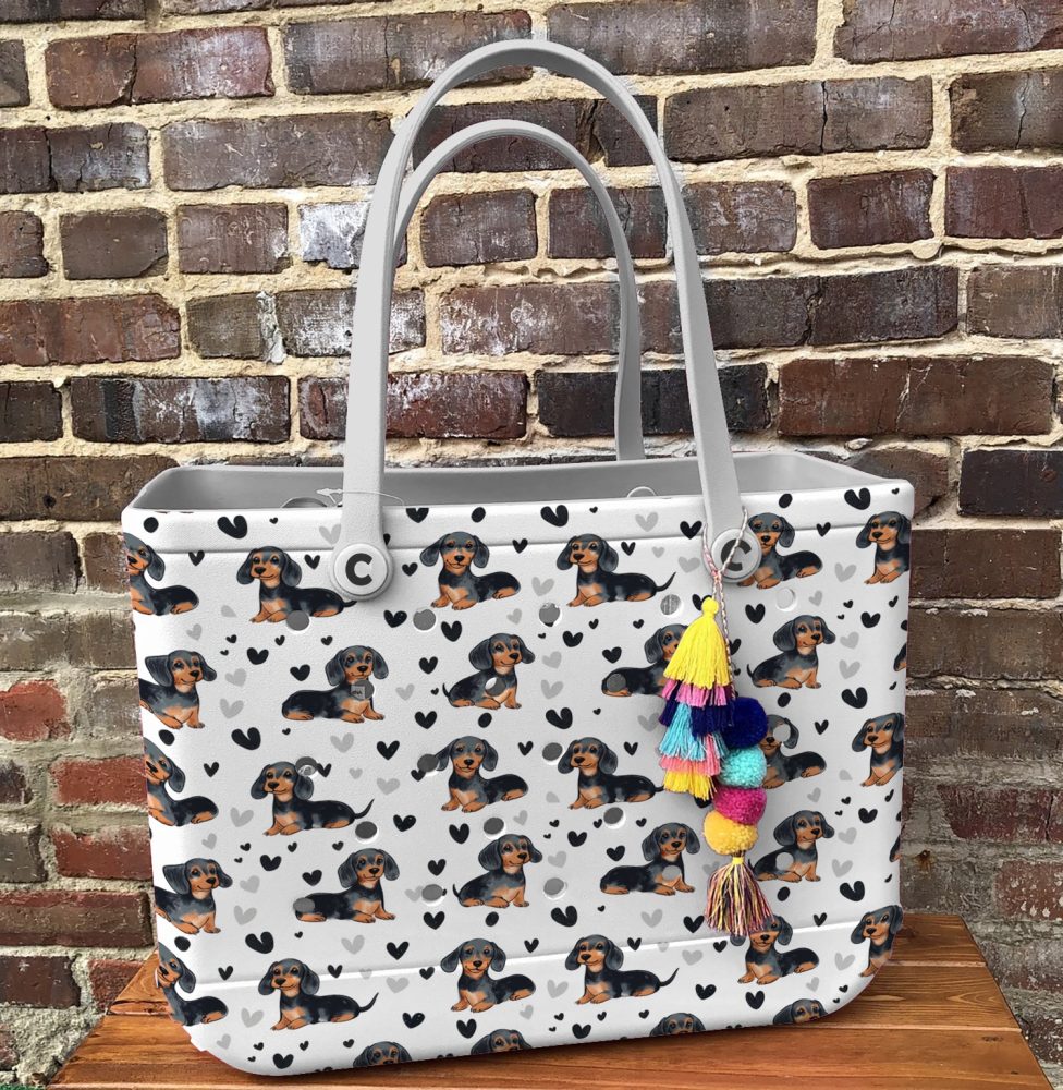 Bucket Tote Bag, Limited Edition Bogg Bag, Beach Bag Endless Love - Image 4