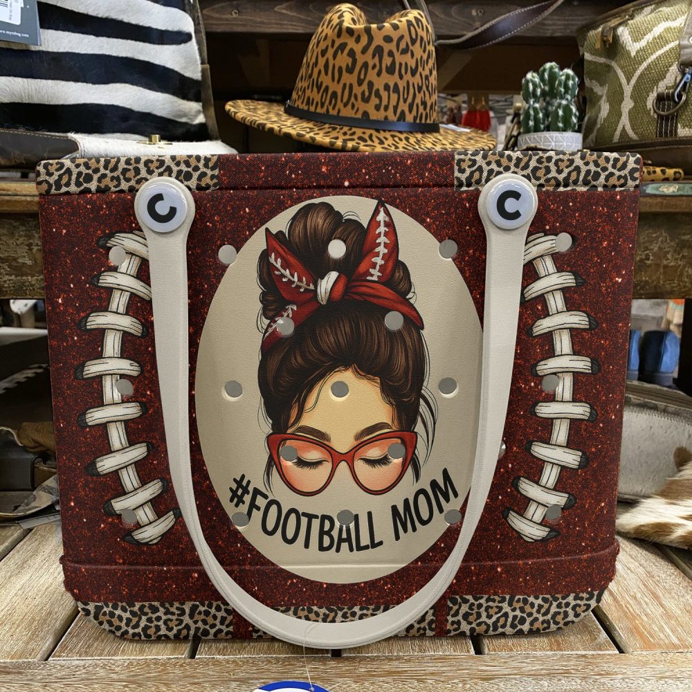 Stylish Football Mom Tote Bag - Perfect For Game Day & Everyday Use! - Image 5